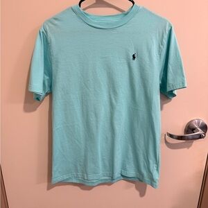 Polo by Ralph Lauren Men's Light Blue Tee